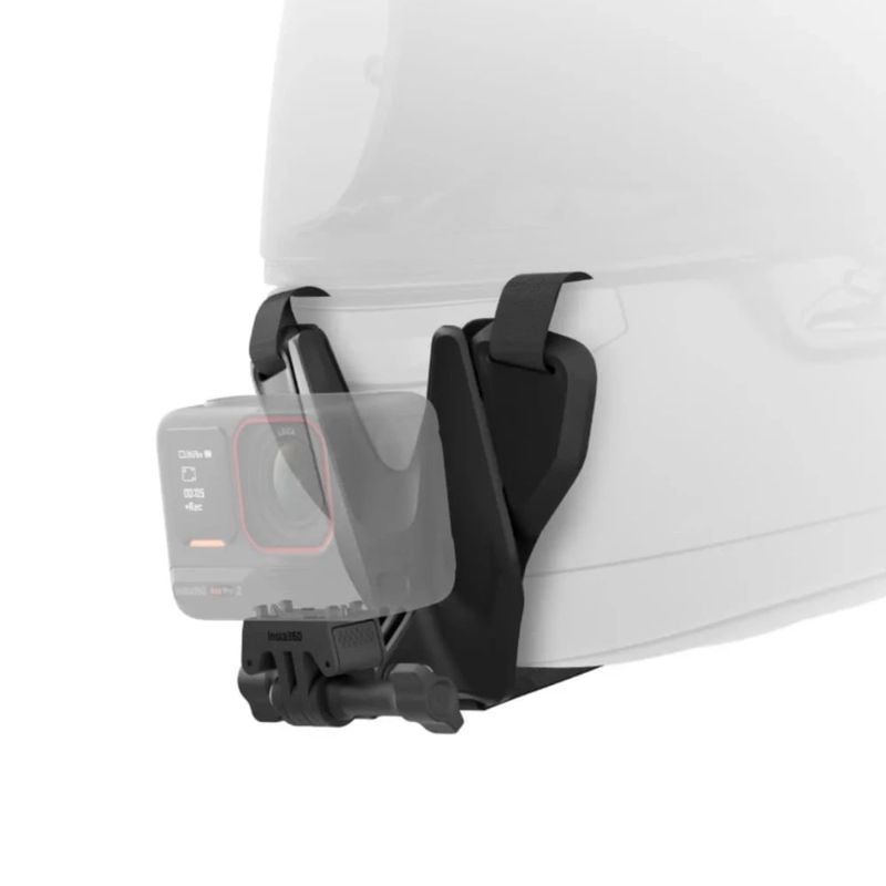Montura de barbilla para casco Insta360 negro en casco