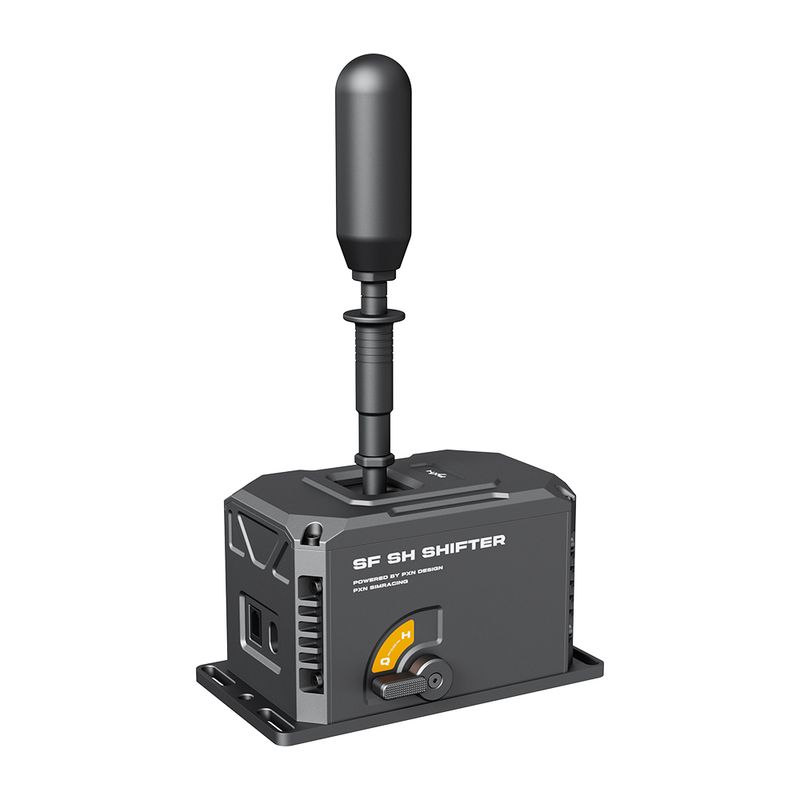 Caja de cambios PXN SF-SH H 7+1 secuencial USB para PC frontal oblicuo