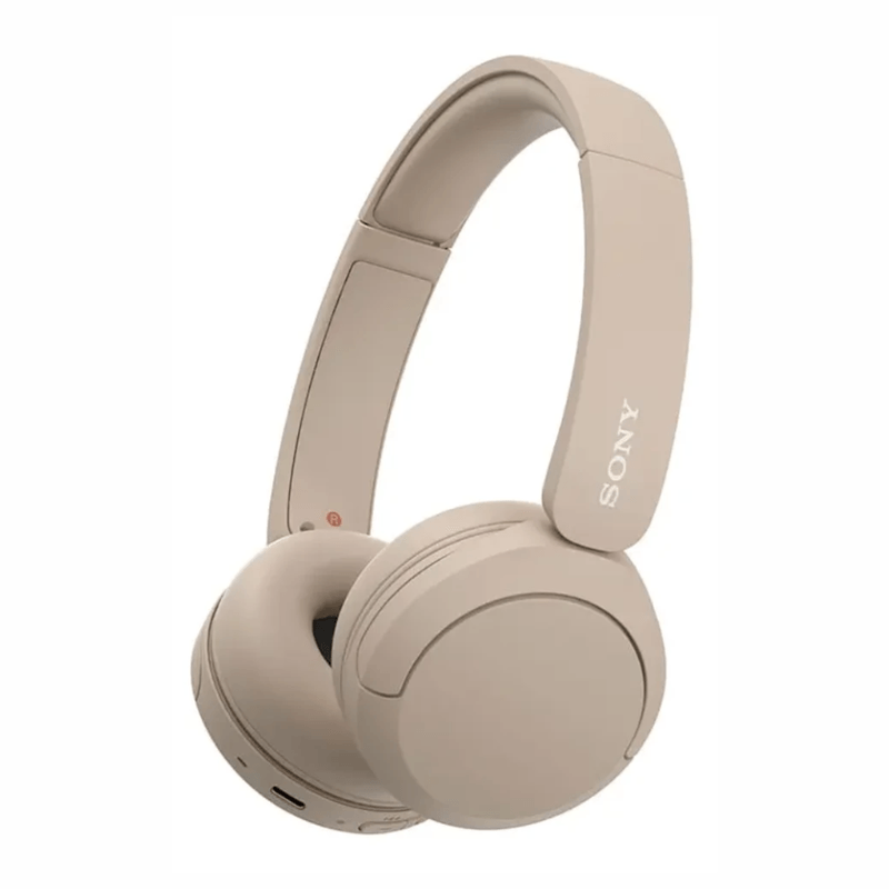 Audífonos Sony WH-CH520 Bluetooth 5.2 hasta 50 h beige oblicuo