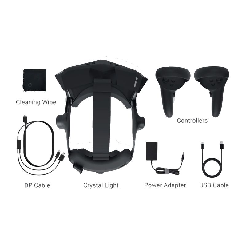 Lentes de realidad virtual Pimax Crystal Light Prime para PC  contenido