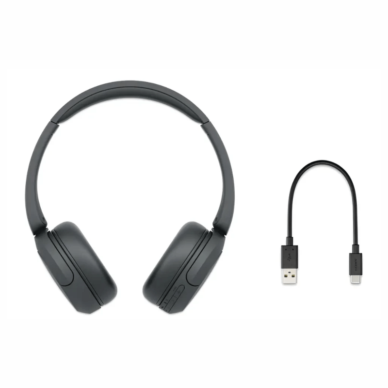 Audífonos Sony WH-CH520 Bluetooth 5.2 hasta 50 h negro contenido de caja