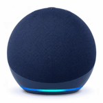 Echo Dot Amazon 5 gen Alexa Wi-Fi Bluetooth azul frontal