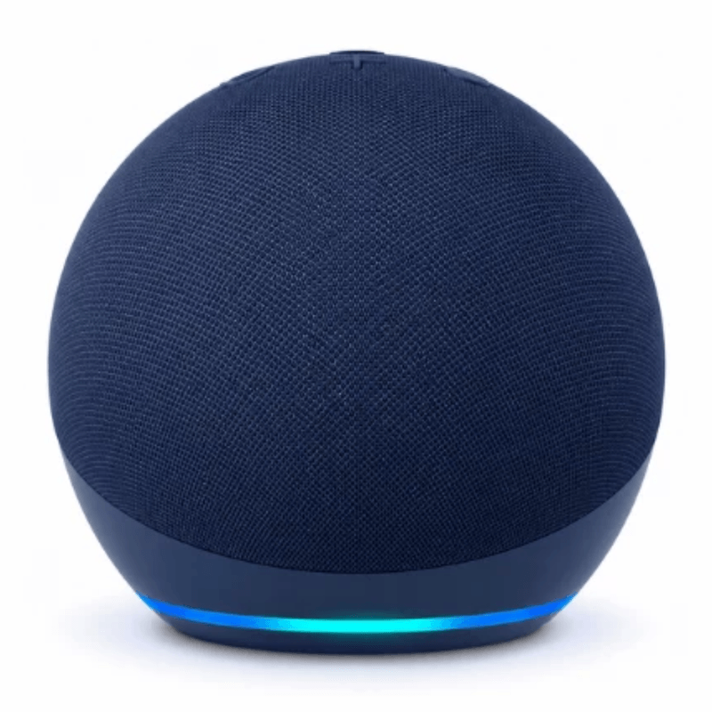 Echo Dot Amazon 5 gen Alexa Wi-Fi Bluetooth azul frontal