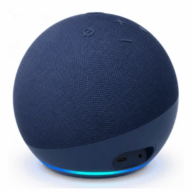 Echo Dot Amazon 5 gen Alexa Wi-Fi Bluetooth azul entradas