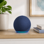 Echo Dot Amazon 5 gen Alexa Wi-Fi Bluetooth azul uso