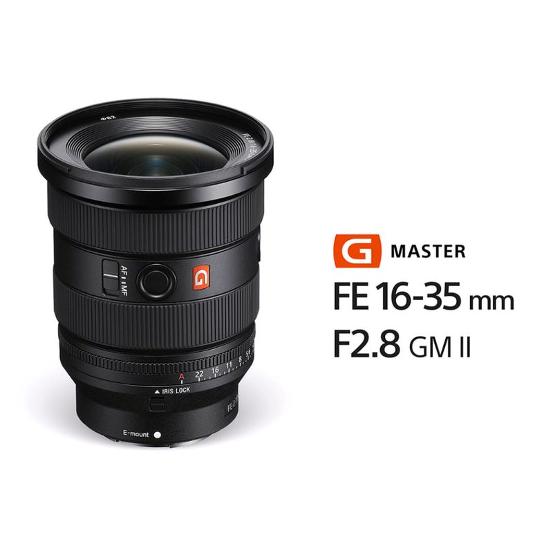Lente Sony Zoom Gran Angular FE 16-35mm F2.8 GM II Full Frame especificaciones