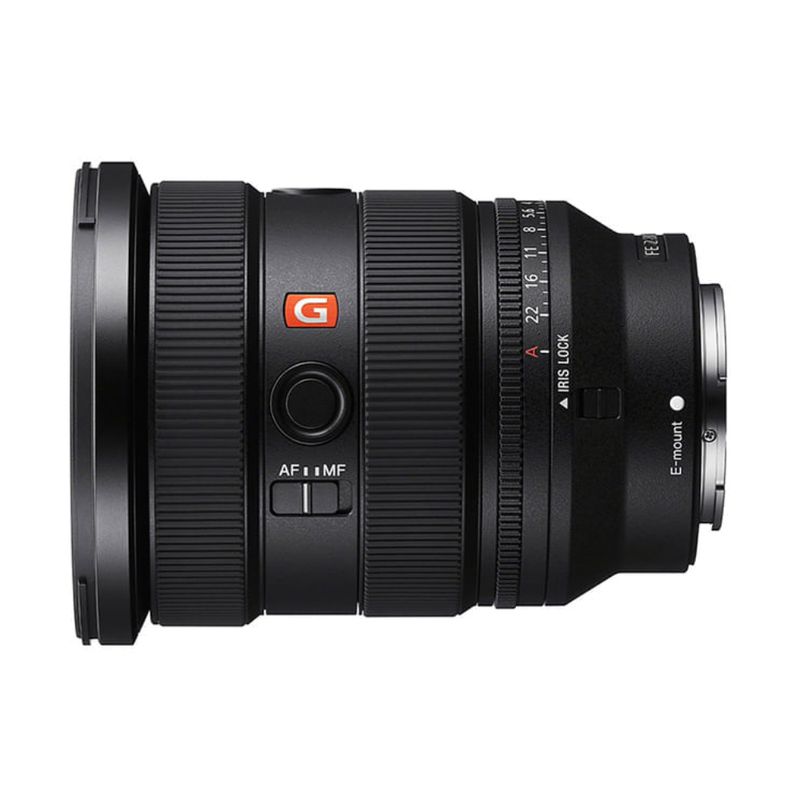 Lente Sony Zoom Gran Angular FE 16-35mm F2.8 GM II Full Frame lateral