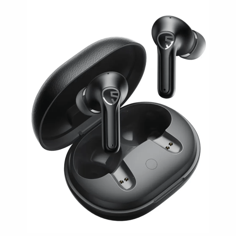 Audífonos SoundPEATS T3 Pro ANC IPX4 28 h negro posterior Audífonos SoundPEATS T3 Pro ANC IPX4 28 h negro lateral