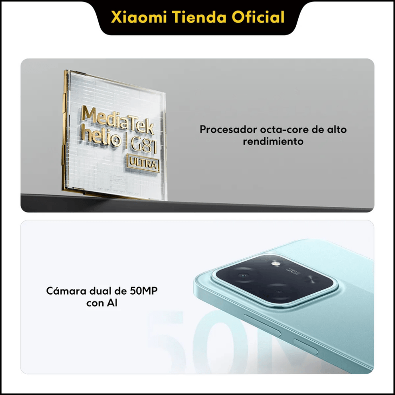 Celular Xiaomi Poco C85 256GB 8GB 50MP pantalla garantía