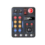 Botonera PXN CB1 para Sim Racing, 30 botones RGB USB-C frontal