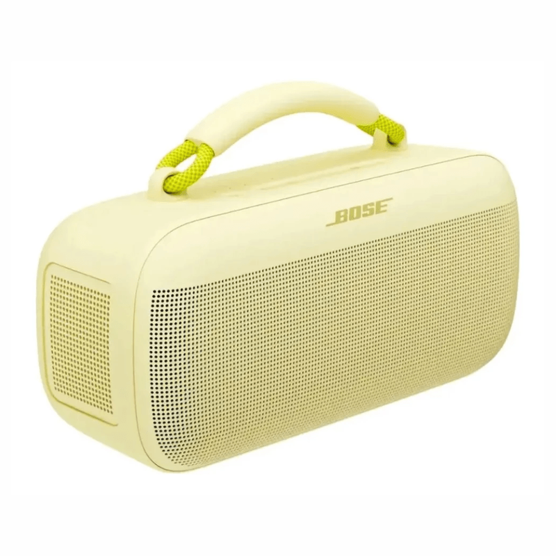 Parlante Bose SoundLink Max IP67 Bluetooth 5.3 amarillo oblicuo derecha