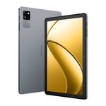 Tablet Blackview Tab 60 Wi-Fi 10.1 128GB 4GB RAM gris frontal y dorsal oblicuo