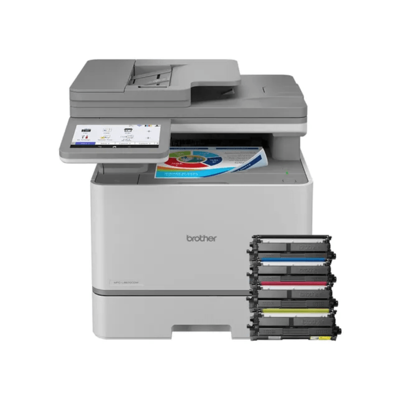 Impresora Brother MFC-L8970CDW láser color Wi-Fi 33 ppm frontal