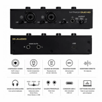 Interfaz M-Audio M-Track Duo HD 2 canales 192 kHz especificaciones