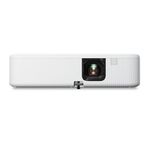 Proyector Epson EpiqVision FH02 FHD con Android TV hasta 300" blanco frontal