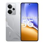 Celular Realme 14 5G 256 GB 8 GB RAM Grey frontal dorsal