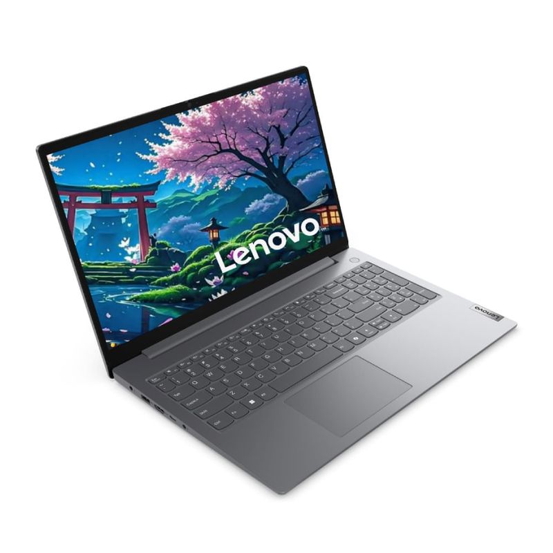 Laptop Lenovo V15 G5 Core i7 24GB RAM 512GB SSD gris frontal oblicuo