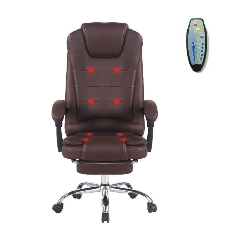 Silla G-ergonomic Relax Pro 8 Vibromasajes café frontal