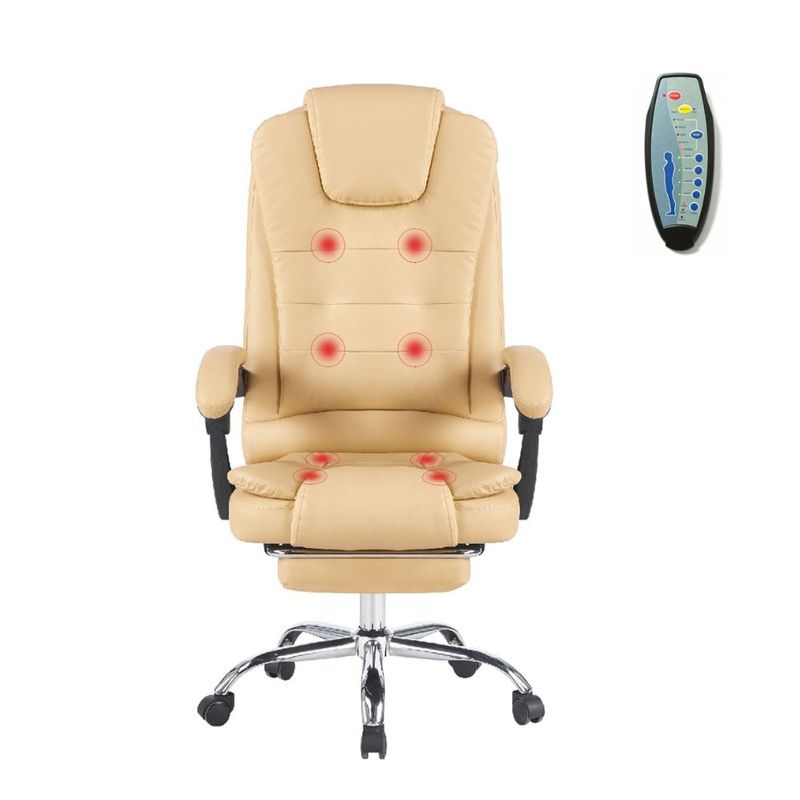 Silla G-ergonomic Relax Pro 8 Vibromasajes beige frontal