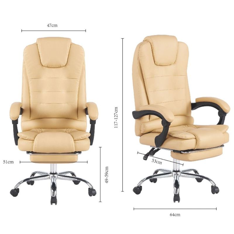 Silla G-ergonomic Relax Pro 8 Vibromasajes beige