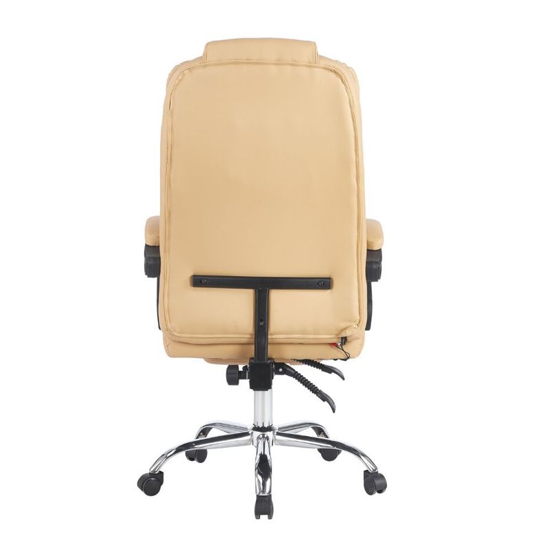 Silla G-ergonomic Relax Pro 8 Vibromasajes beige dorsal