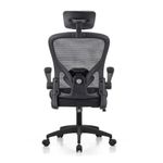 Silla gerencial flex ergonómica altura regulable negra dorsal