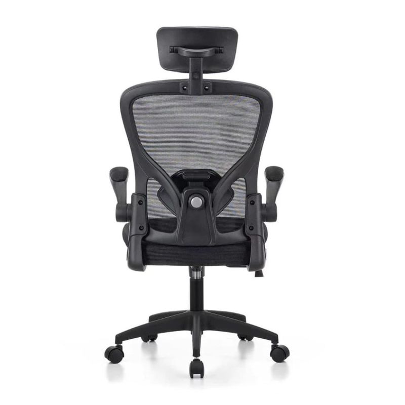 Silla gerencial flex ergonómica altura regulable negra dorsal