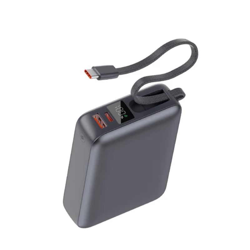 Power bank QCY PB20A 20,000 mAh 45W USB-C con pantalla superior