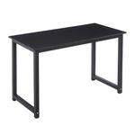 Escritorio fijo G-ergonomic Essential altura 75 cm negro frontal oblicuo