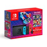 Nintendo Switch Neon + Mario Kart 8 Deluxe, azul-rojo
