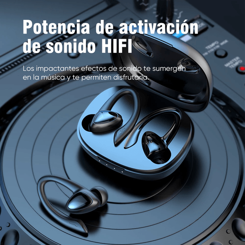 Audífonos Miccell VQ-BH24 Bluetooth 5.4 AI 8 h negro diseño in ear