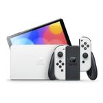 Nintendo Switch OLED 64GB + Super Mario Bros. Wonder blanco frontal