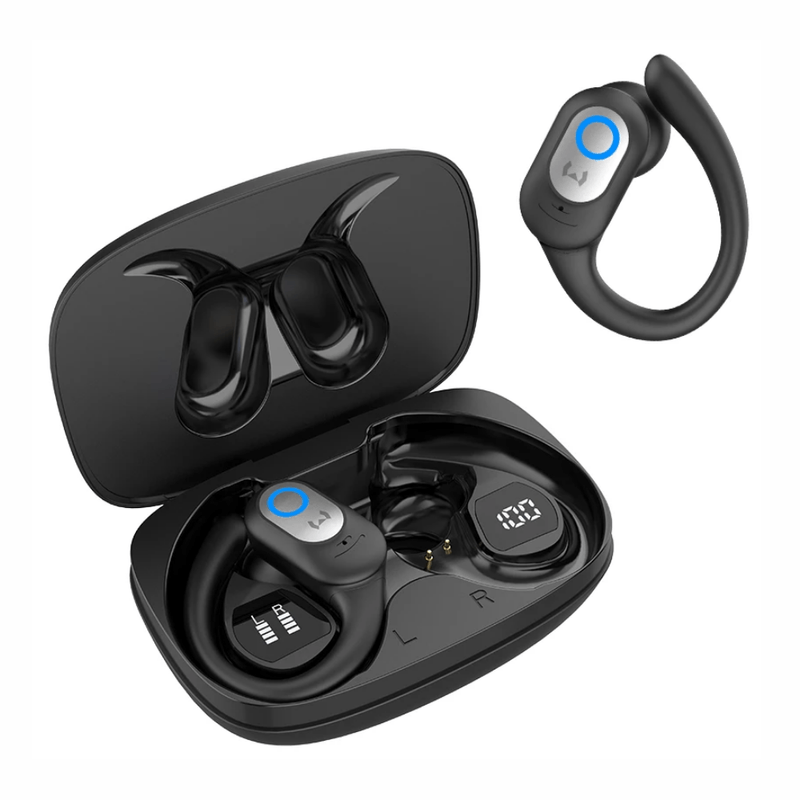 Audífonos Miccell VQ-BH96 Bluetooth 5.4 ANC 8 h negro frontal