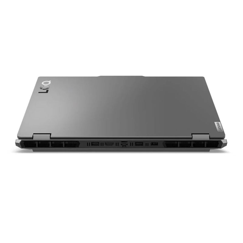 Laptop Lenovo LOQ 15.62" Ryzen 7 1TB SSD 16GB RAM gris dorsal frontal cerrado