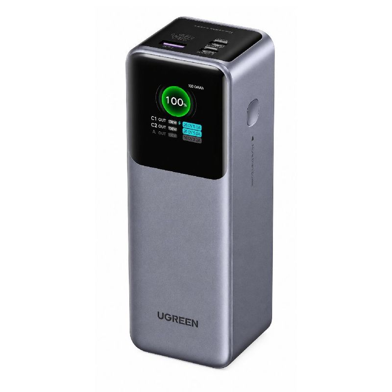 Power bank UGREEN PB722 25000 mAh 200W con pantalla TFT frontal