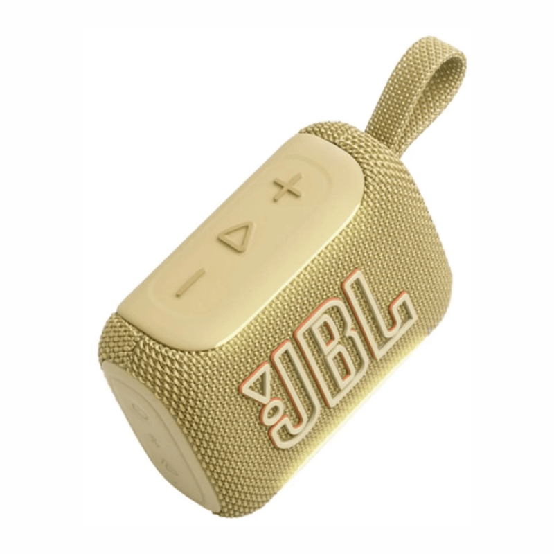 Parlante JBL Go 5 4.8 W RMS Bluetooth 6.0 IP68 amarillo controles superiores