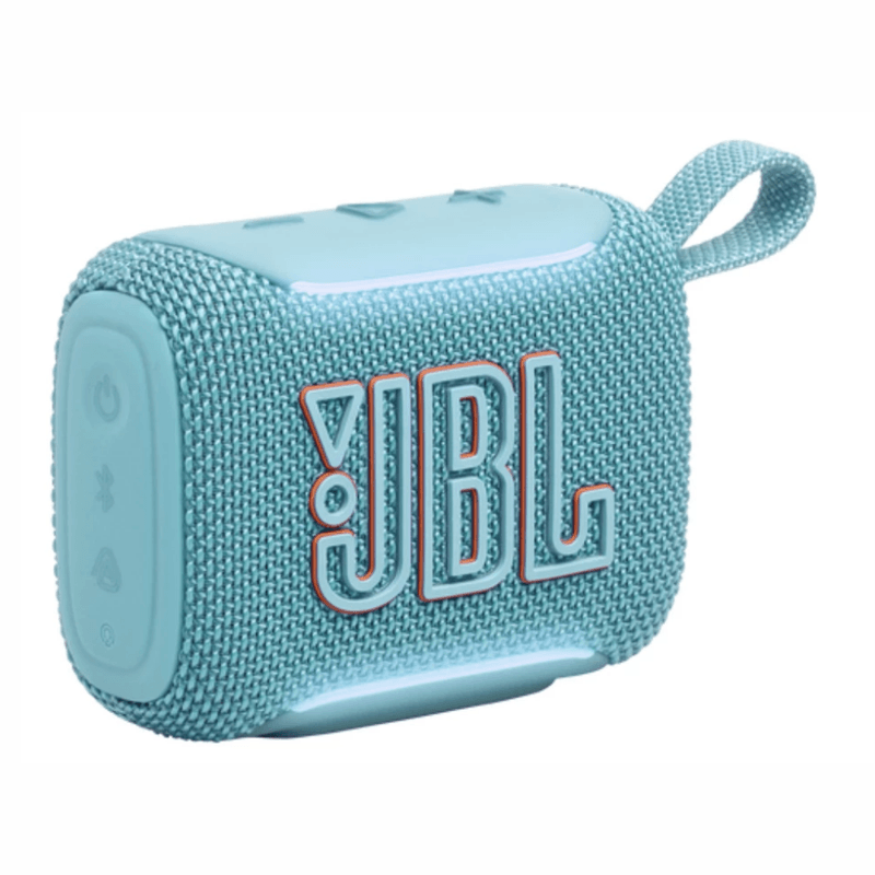 Parlante JBL Go 5 4.8 W RMS Bluetooth 6.0 IP68 celeste oblicuo
