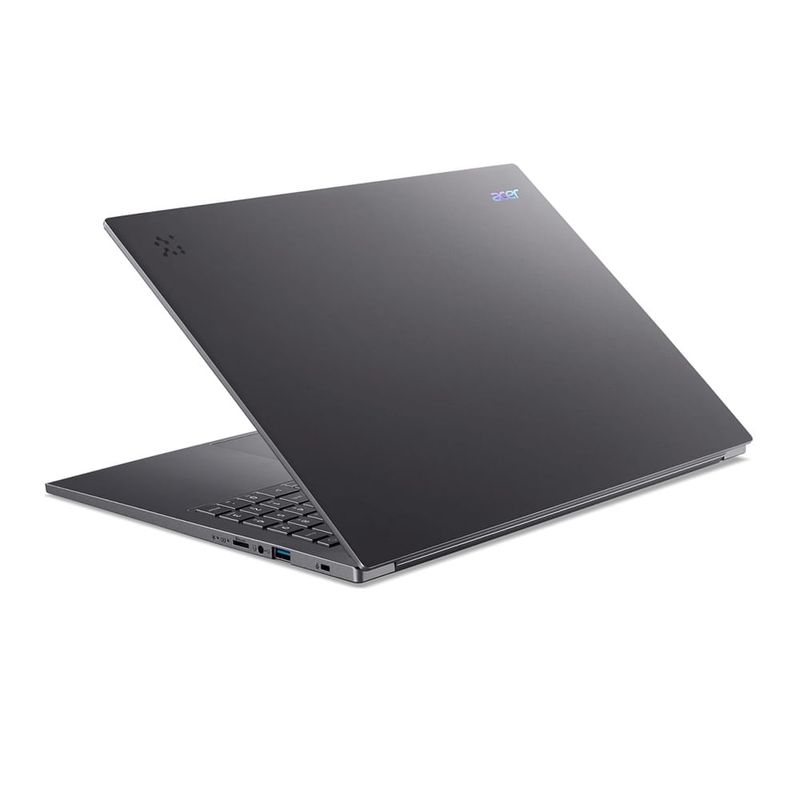 Laptop Acer Aspire A14 Touch Ultra 5 16 GB 1 TB Gris dorsal oblicuo