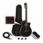 Guitarra Ibanez AEG50N-BKH nylon 20 trastes negro