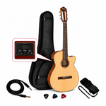 Guitarra Ibanez AEG50N-NT nylon 20 trastes natural frontal