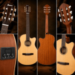 Guitarra Ibanez AEG50N-NT nylon 20 trastes natural diseño