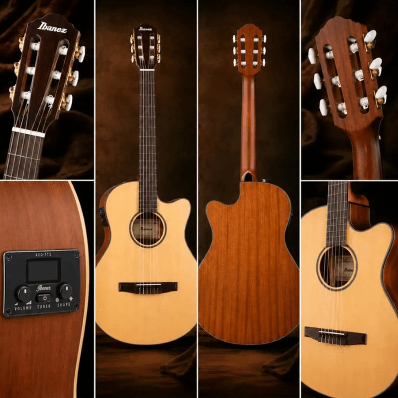 Guitarra Ibanez AEG50N-NT nylon 20 trastes natural diseño