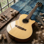Guitarra Ibanez AEG50N-NT nylon 20 trastes natural acabado High Gloss