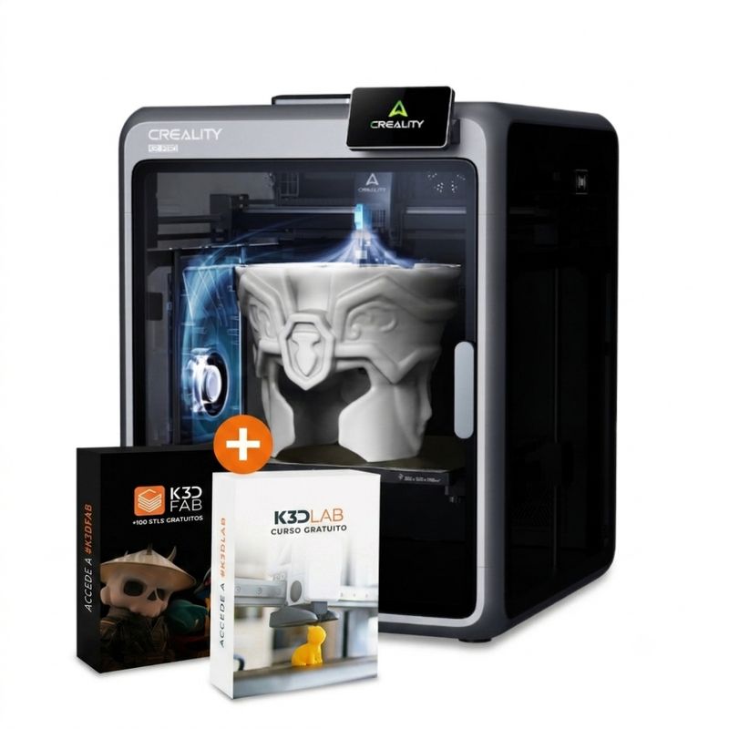 Impresora 3D Creality K2 Pro 600 mm/s con Wi-Fi frontal