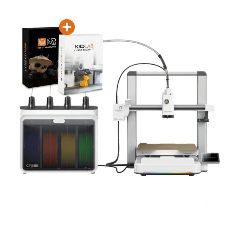 Impresora 3D Creality Sparkx i7 Combo multicolor Wi-Fi frontal
