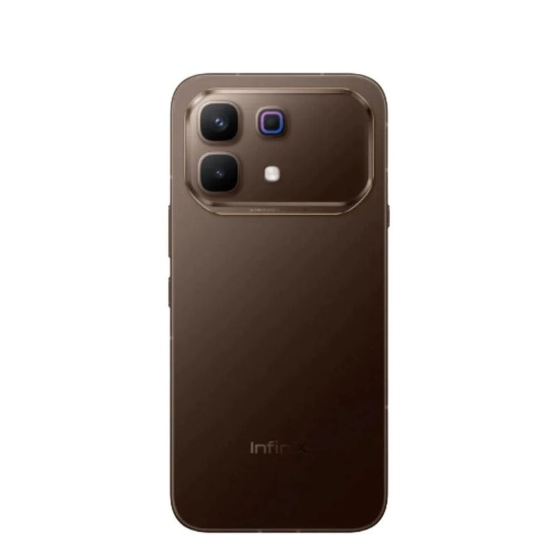 Celular Infinix Note 60 Pro 5G 256GB 8GB RAM marrón dorsal