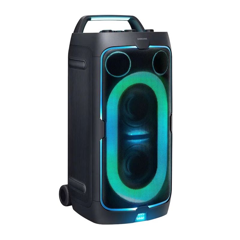 Parlante Torre Samsung MX-ST50F 400W IPX5 Negro frontal oblicuo