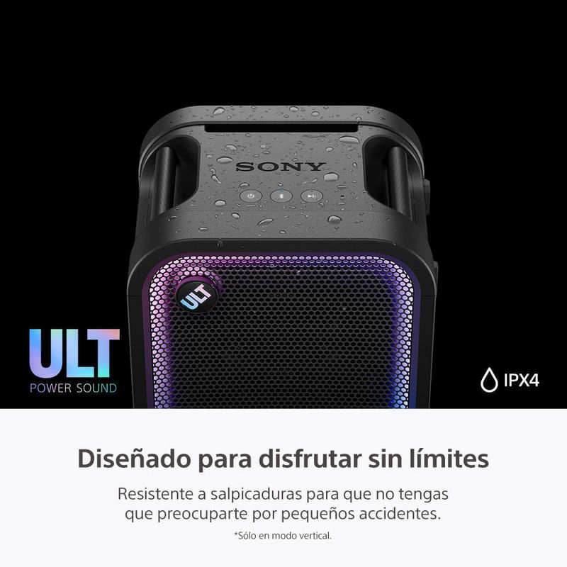 Parlante Sony ULT Tower 5 Bluetooth con luces e IPX4  garantía