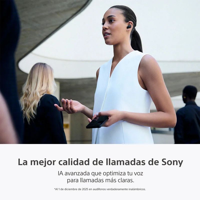 Audífonos Sony WF-1000XM6 Bluetooth con noise cancelling IPX4 calidad llamadas