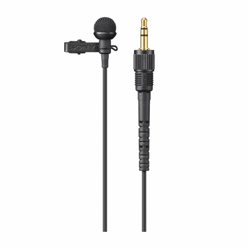 Micrófono Sony ECM-L1 solapa 3.5 mm negro frontal